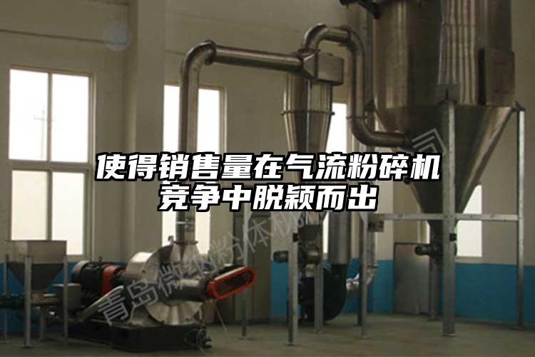 使得銷(xiāo)售量在氣流粉碎機(jī)競(jìng)爭(zhēng)中脫穎而出