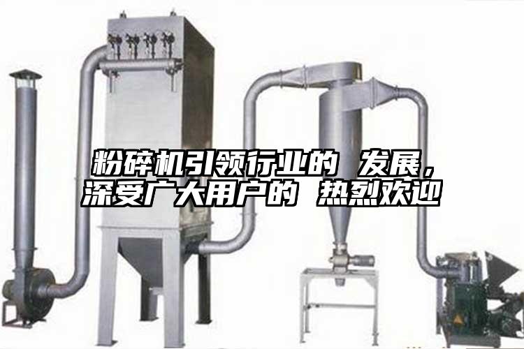 粉碎機(jī)引領(lǐng)行業(yè)的 發(fā)展，深受廣大用戶(hù)的 熱烈歡迎